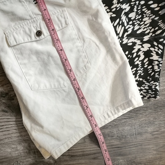 Tommy Hilfiger White Jean Shorts Plus 16 - Picture 6 of 7